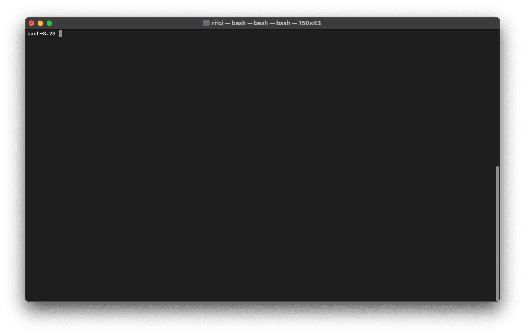 Default terminal